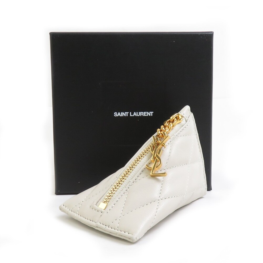 Auth Saint Laurent Coin Purse Case Off #302964S28B - Picture 9 of 9
